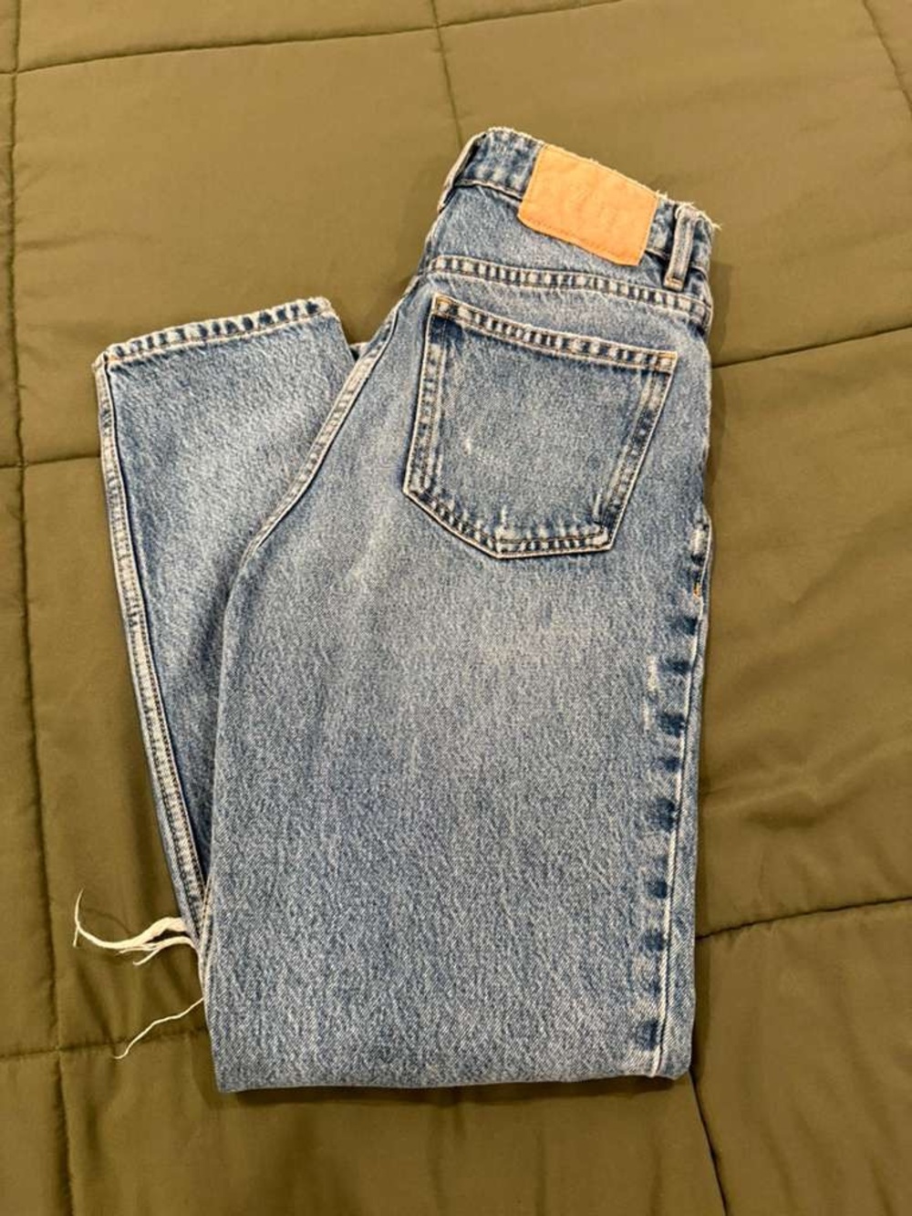 Hollister Men's Light Blue Straight-Leg Jeans